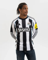 Camisa Newcastle I Manga Longa 25/26 - Torcedor - Adidas - Branca e Preta