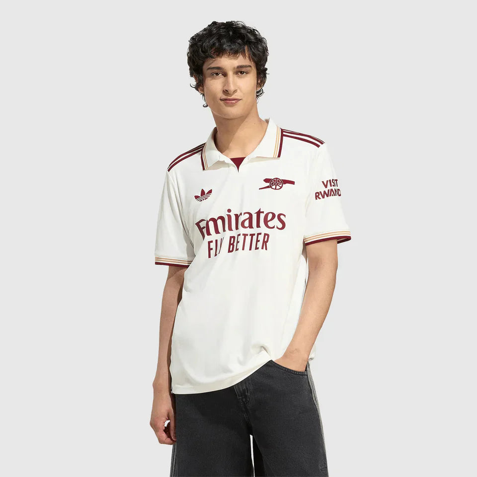Camisa Arsenal III 25/26 Torcedor Adidas masculina - Off White