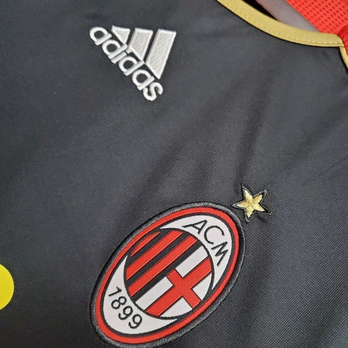 Camisa Milan III 2006/2007 Adidas Torcedor - Preta - Retrô
