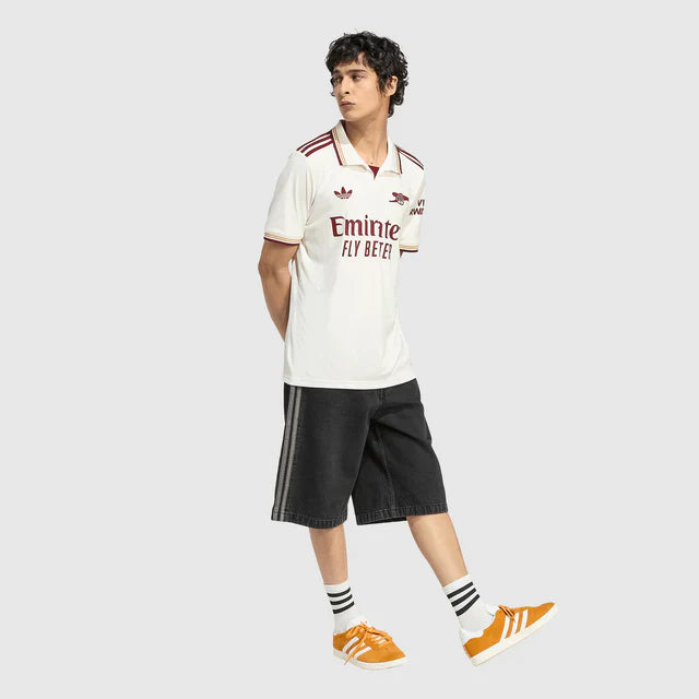 Camisa Arsenal III 25/26 Torcedor Adidas masculina - Off White