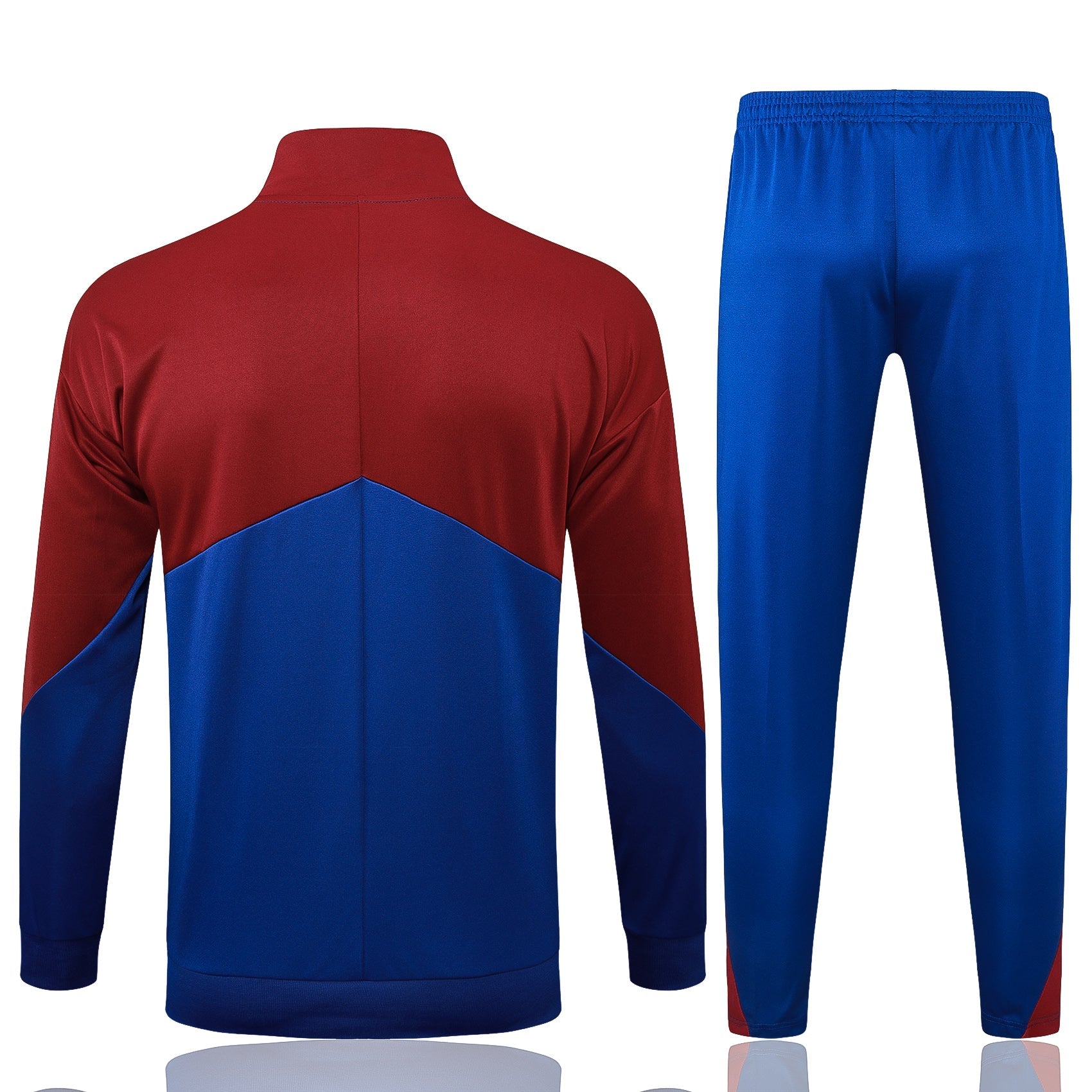 Conjunto Agasalho Treino Barcelona 24/25 - Azul e Vermelho