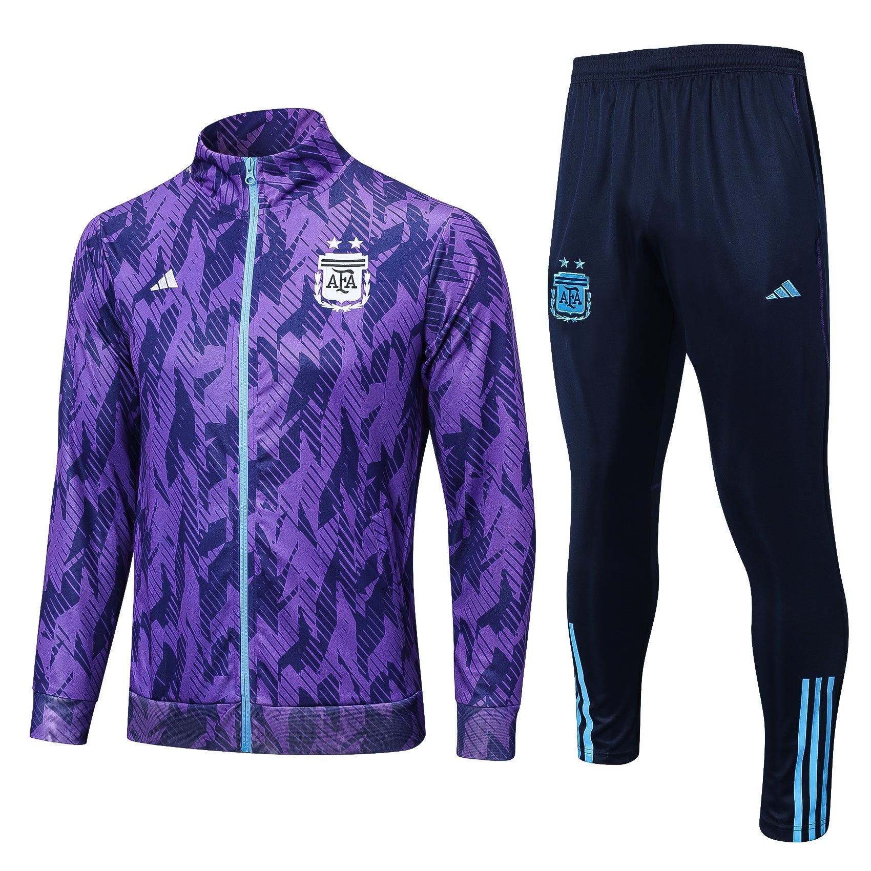 Conjunto Agasalho Treino Argentina 23/24 - Roxo