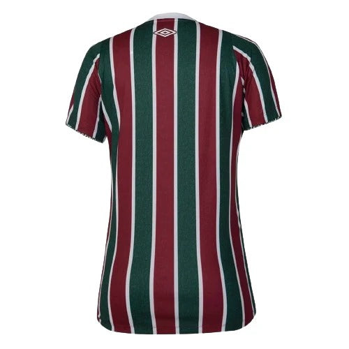 Camisa Fluminense Feminina I 24/25 - Vinho e Verde