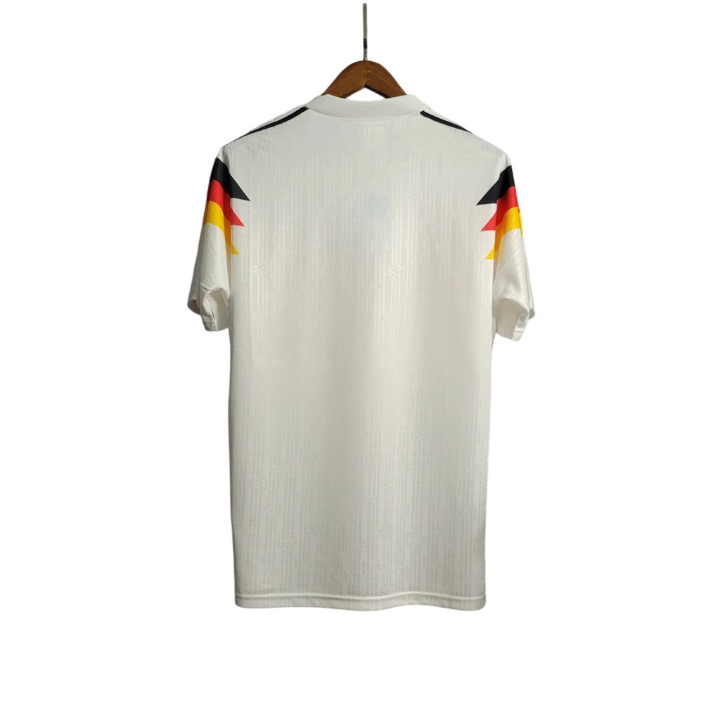 Camisa Alemanha I 1990 Adidas - Retrô - Branca