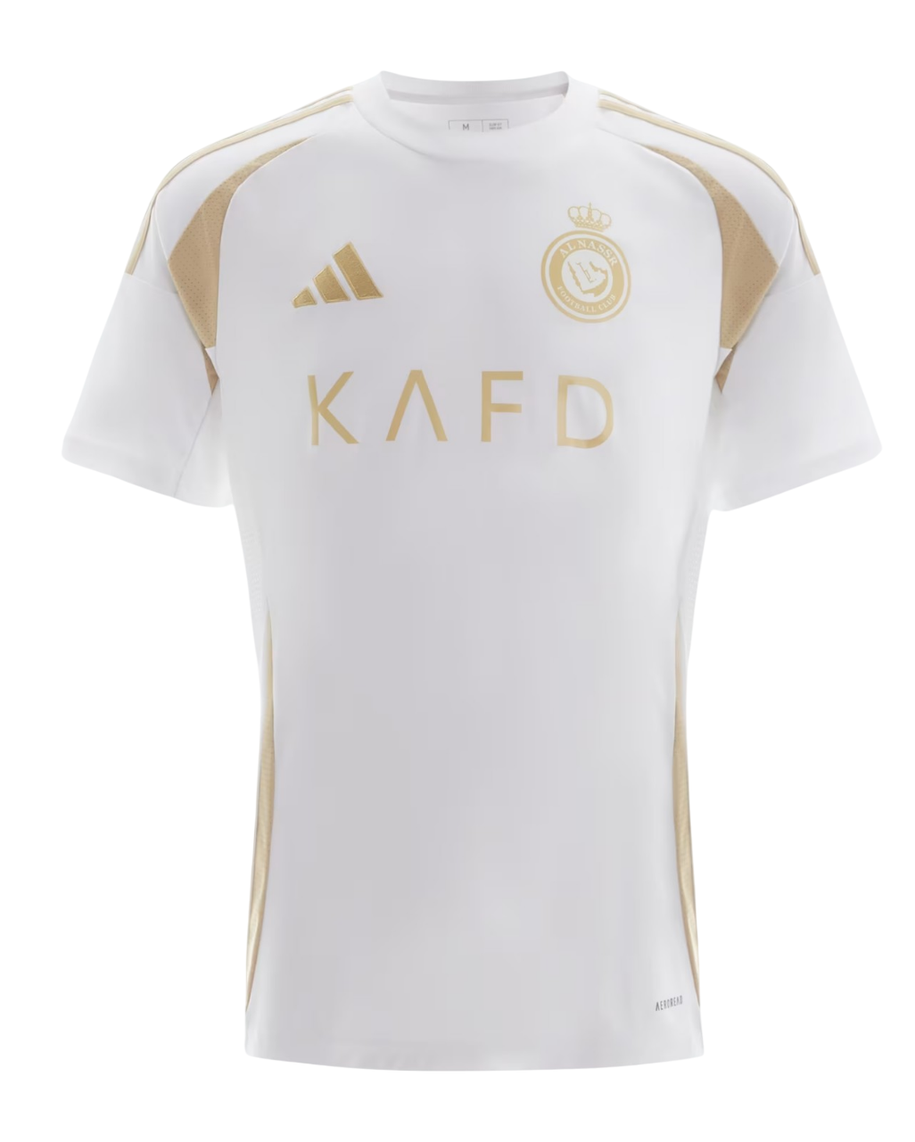 Camisa Al-Nassr III 24/25 Torcedor Masculina - Branco e Dourado