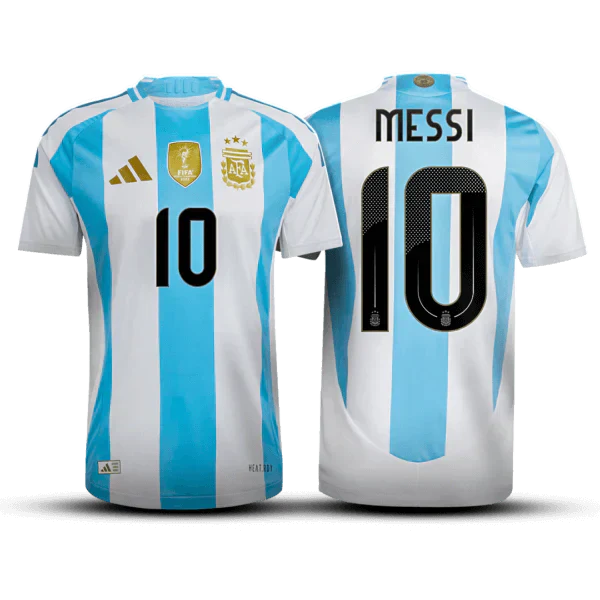 Camisa Argentina I 24/25 - Patch Campeão do Mundo - MESSI 10