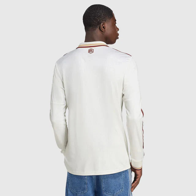 Camisa Arsenal III Manga Longa 25/26 Torcedor Adidas masculina - Off White