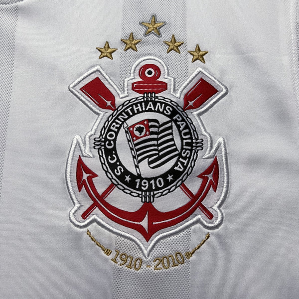 Camisa Corinthians I 2010 Retrô - Branca