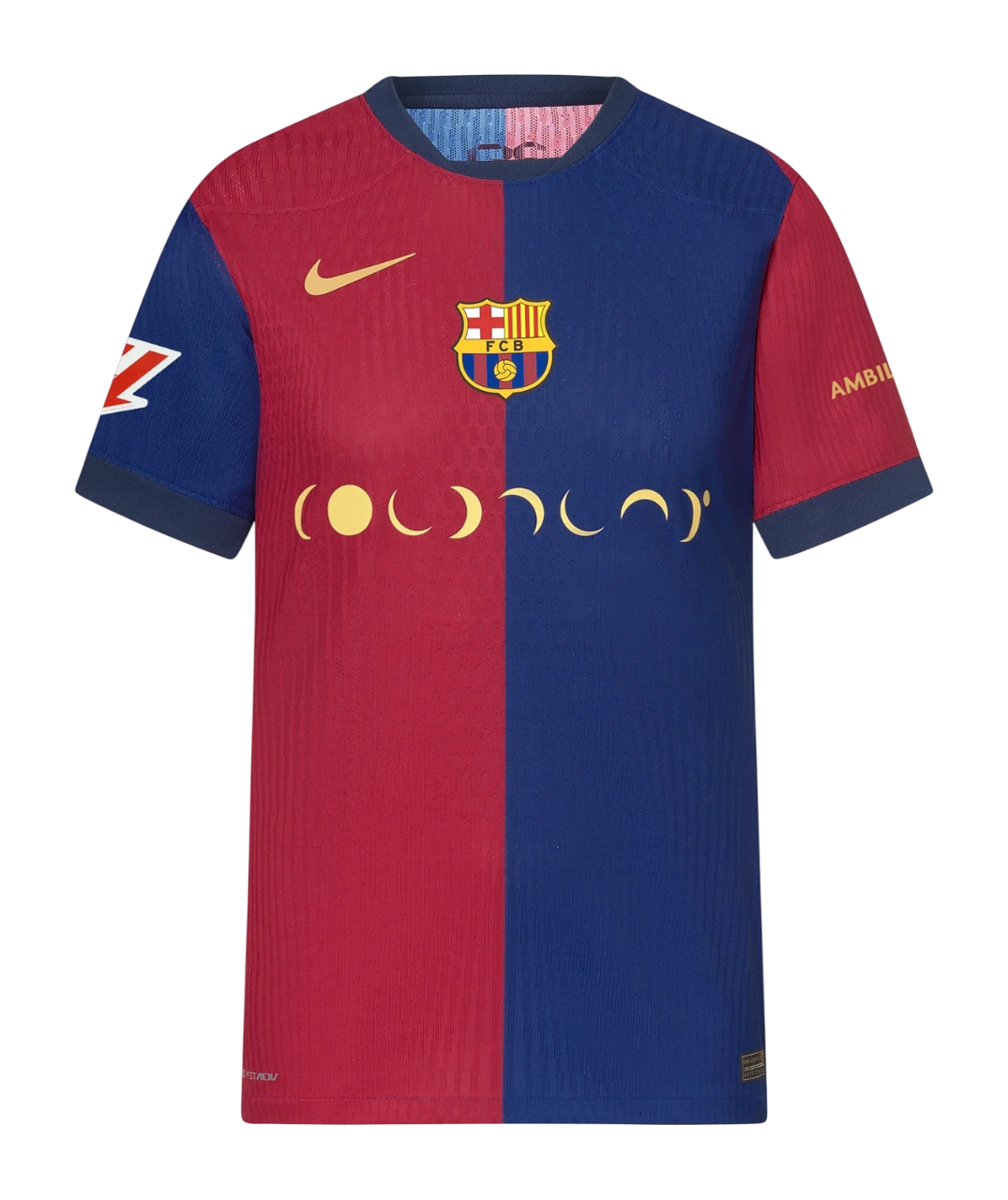 Camisa Barcelona X ColdPlay 24/25 - Torcedor Nike Masculina - Azul e Grená