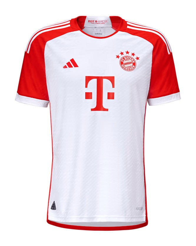 Camisa Bayern de Munique I 2023/2024 Adidas - Branca e Vermelho