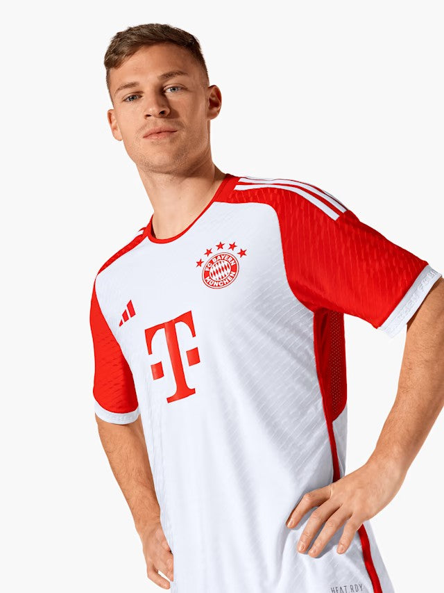 Camisa Bayern de Munique I 2023/2024 Adidas - Branca e Vermelho