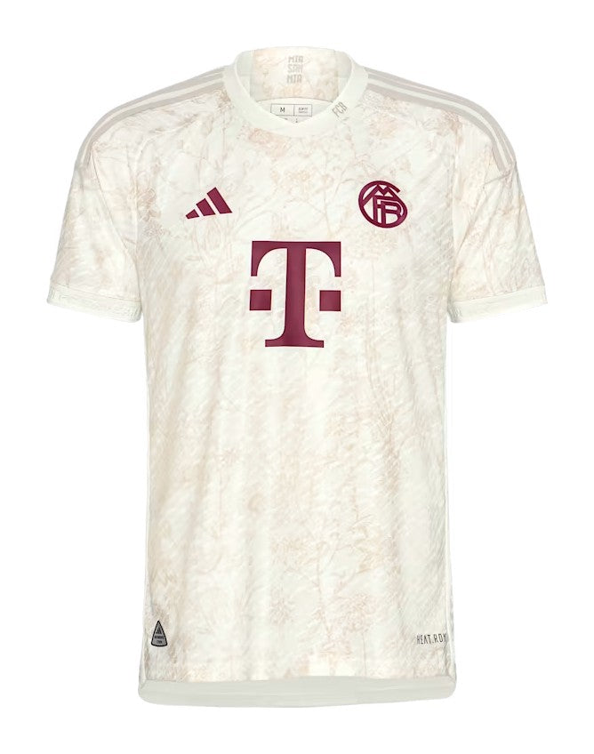 Camisa Bayern de Munique III 2023/2024 Adidas - Bege
