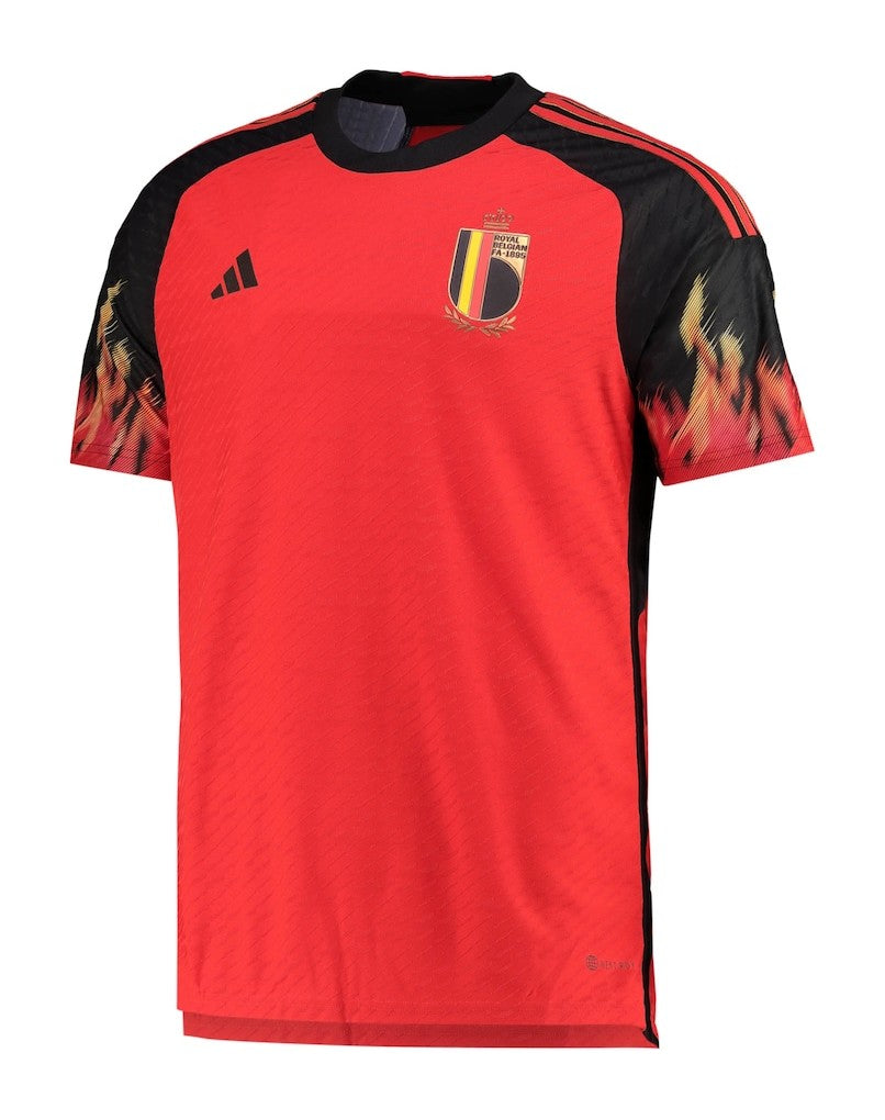 Camisa Bélgica I 2022 - Torcedor Adidas Masculina - Vermelha - Retrô