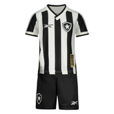 Kit Infantil Botafogo I 24/25 – Preto e Branco