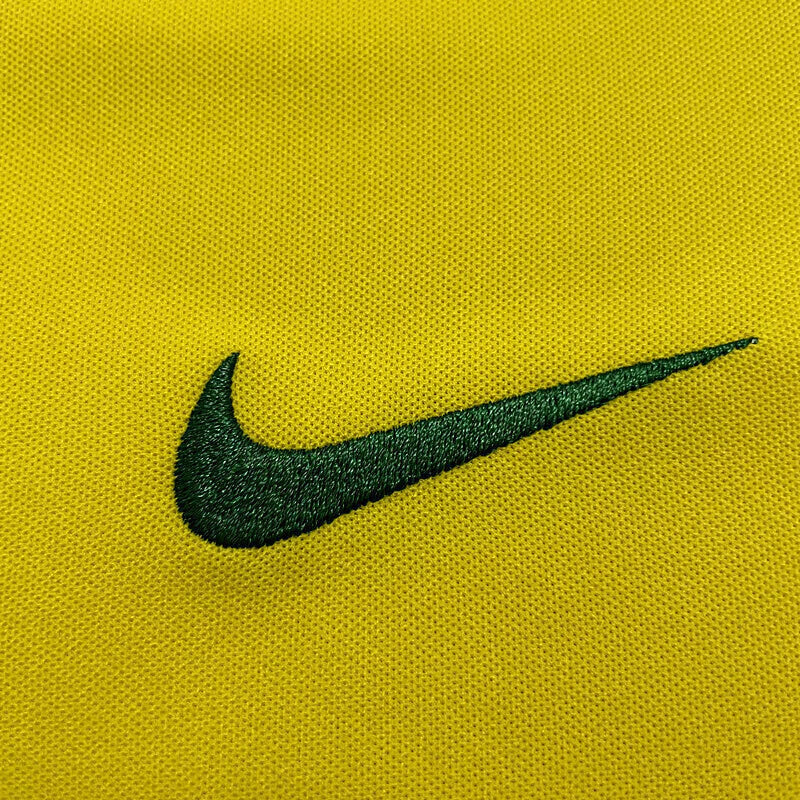 Camisa Seleção Brasileira I 2002 Nike - Retrô - Amarela