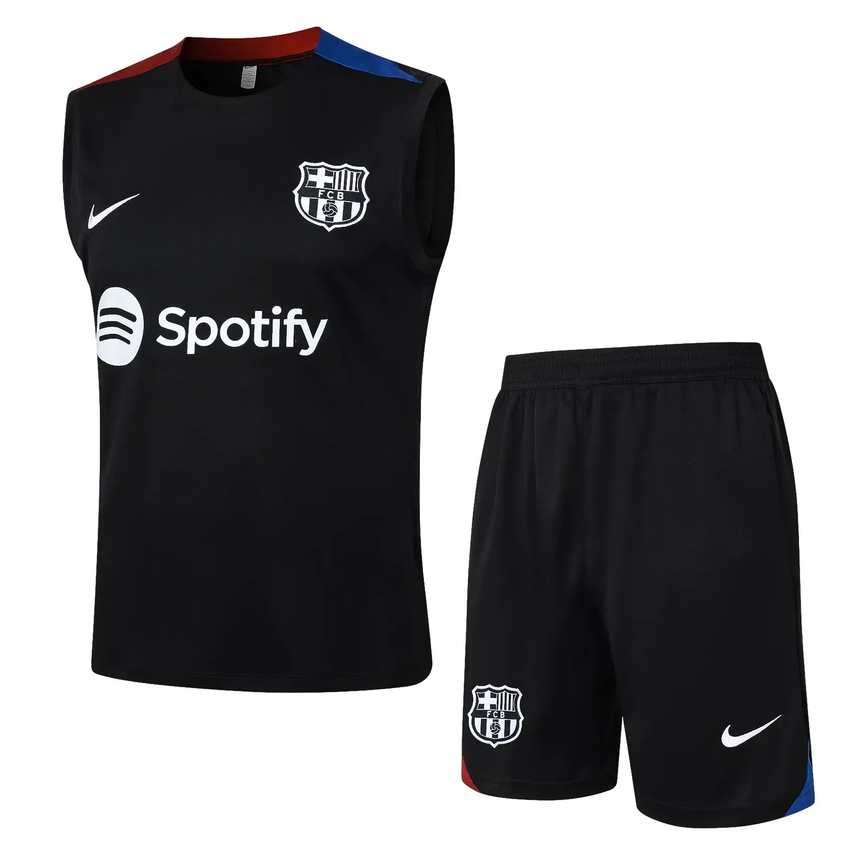 Conjunto Barcelona Treino Regata 24/25 - Preto