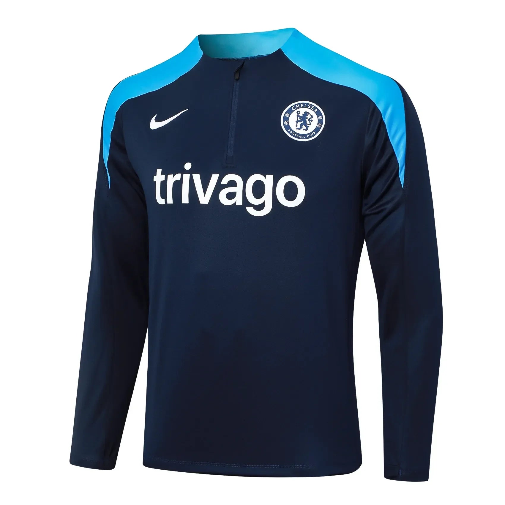 Conjunto Agasalho Treino Chelsea 24/25 - Azul Escuro