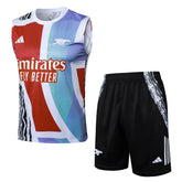 Conjunto Arsenal Treino Regata 24/25 - Vermelho e Azul