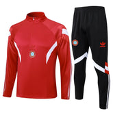 Conjunto Agasalho Treino Bayern de Munique 24/25 - Vermelho e Branco