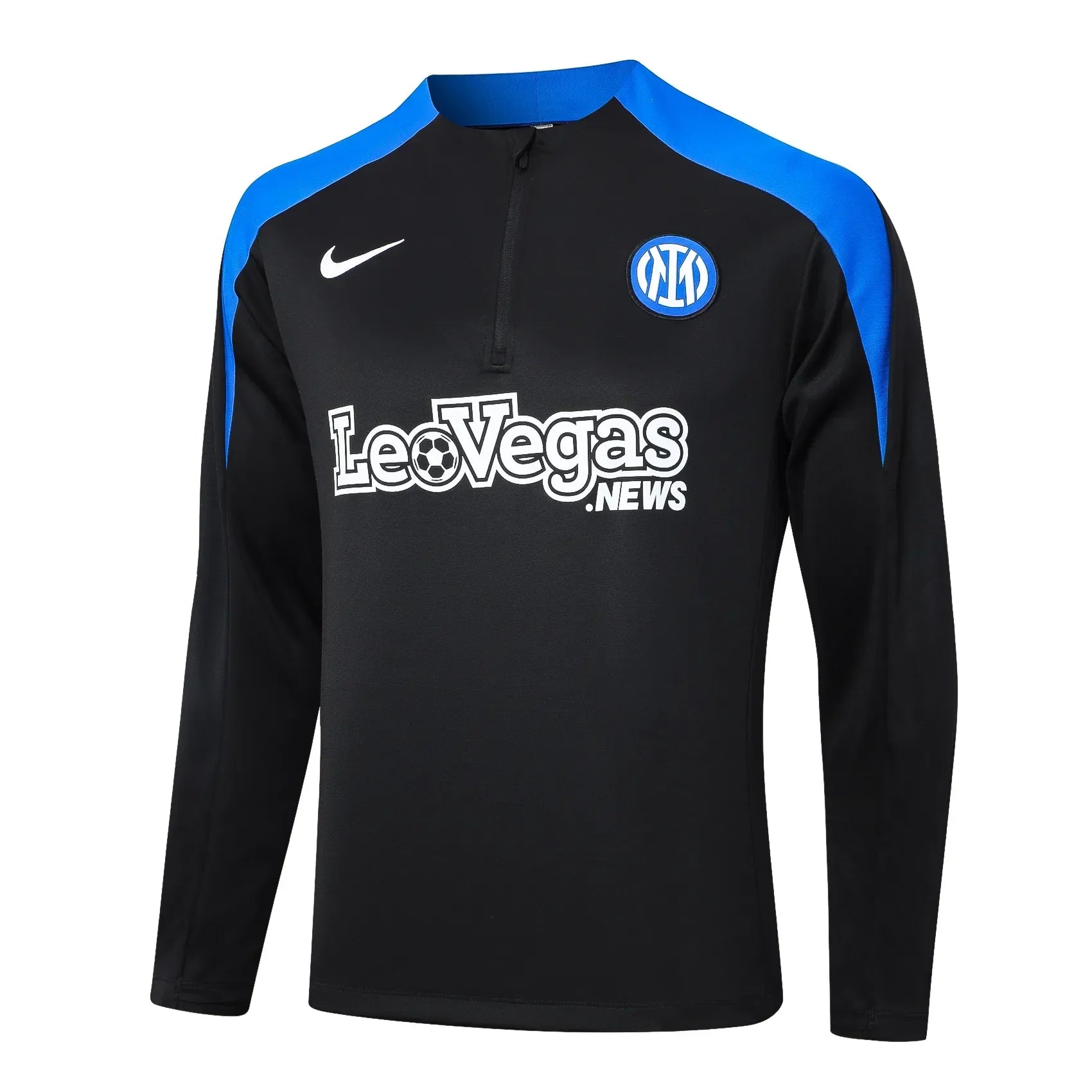 Conjunto Agasalho Treino Inter de Milão 24/25 - Preto