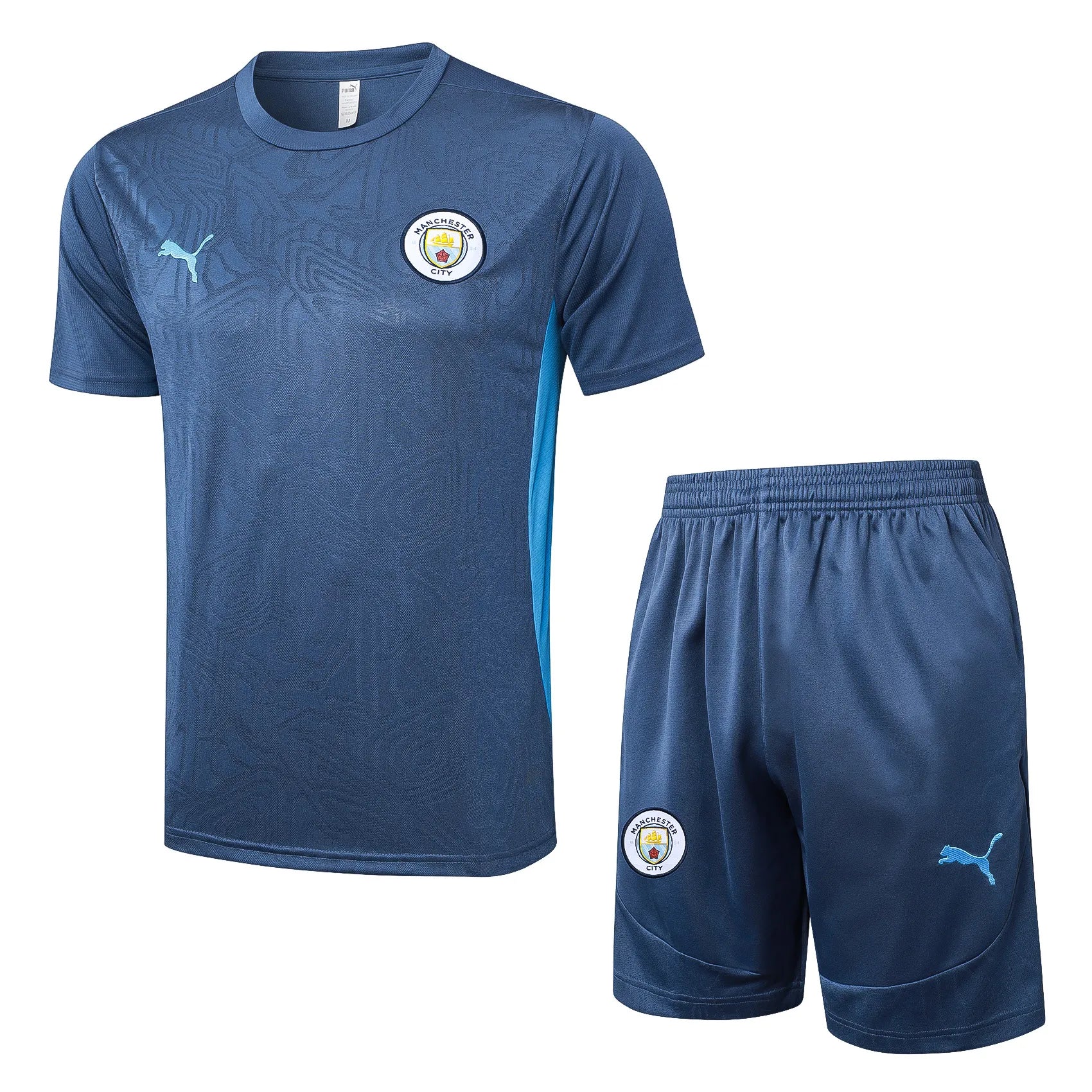 Conjunto Manchester City Treino 24/25 - Azul Escuro