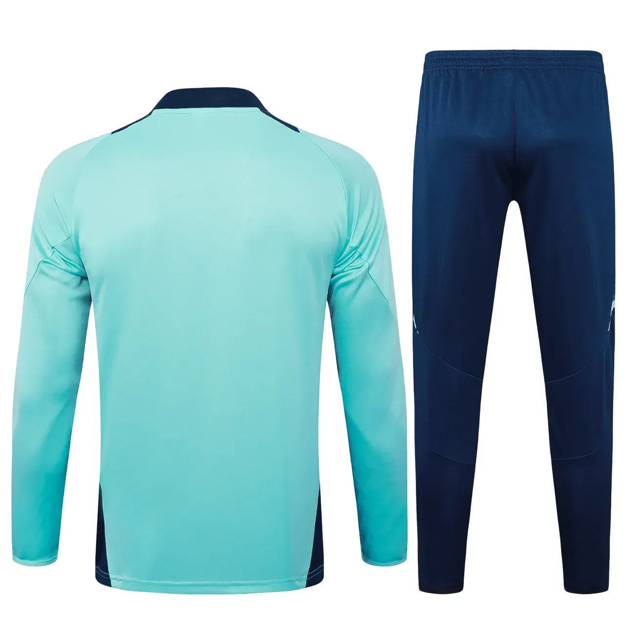 Conjunto Agasalho Treino Manchester United 24/25 - Azul Turquesa