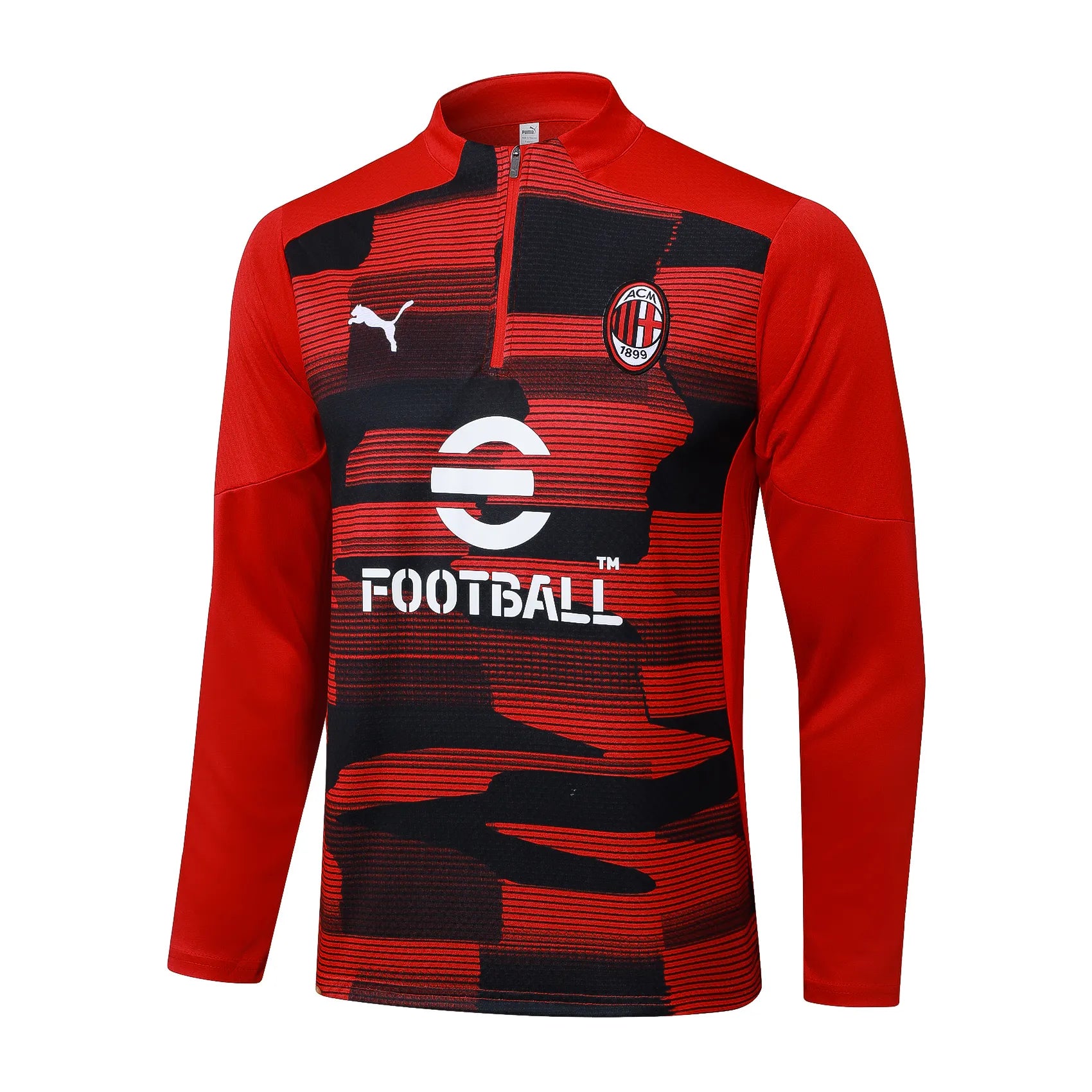Conjunto Agasalho Treino Milan 24/25 - Vermelho