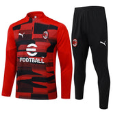 Conjunto Agasalho Treino Milan 24/25 - Vermelho