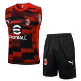 Conjunto Milan Treino Regata 24/25 - Vermelho