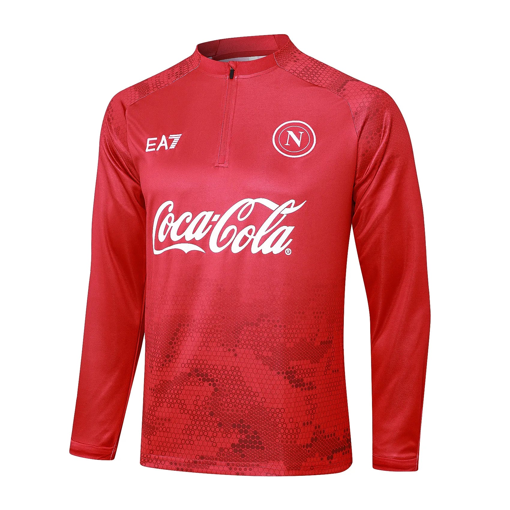 Conjunto Agasalho Treino Napoli 24/25 - Vermelho