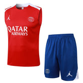 Conjunto PSG Treino Regata 24/25 - Vermelho