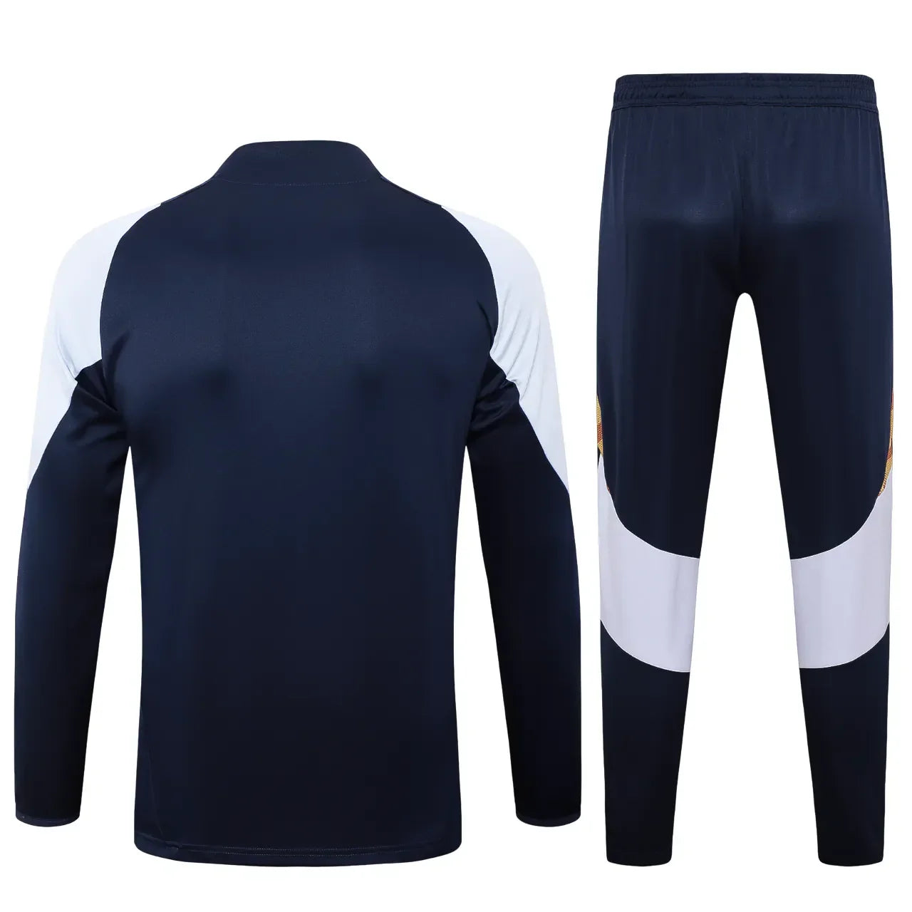 Conjunto Agasalho Treino Real Madrid 24/25 - Azul e Branco