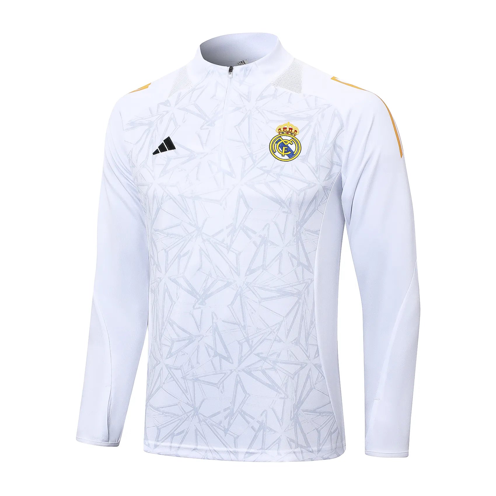 Conjunto Agasalho Treino Real Madrid 24/25 - Branco