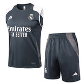 Conjunto Real Madrid Treino Regata 24/25 - Cinza