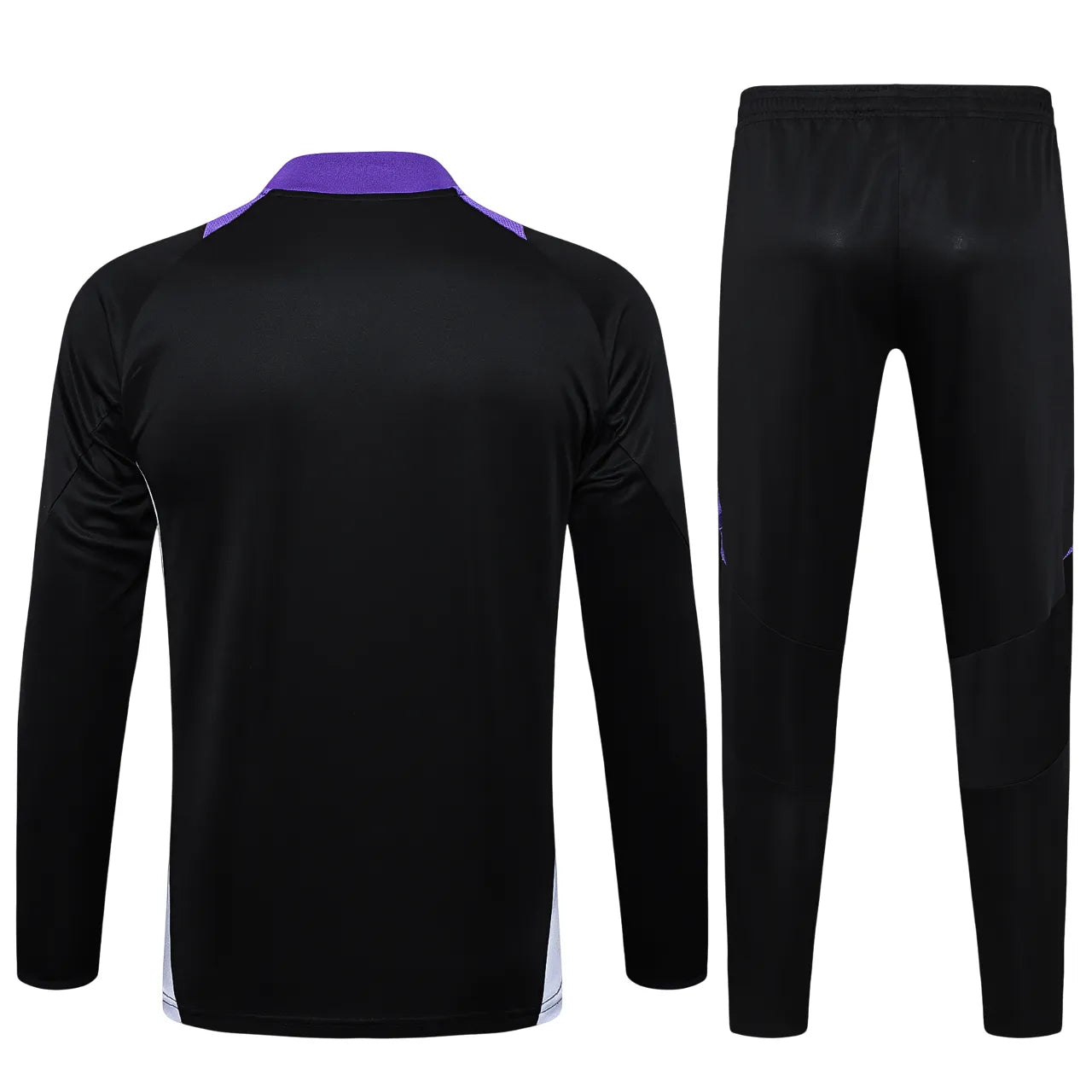 Conjunto Agasalho Treino Real Madrid 24/25 - Preto e Roxo