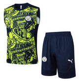 Conjunto Manchester City Treino Regata 24/25 - Amarelo