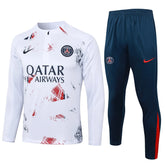 Conjunto Agasalho Treino PSG 24/25 - Branco