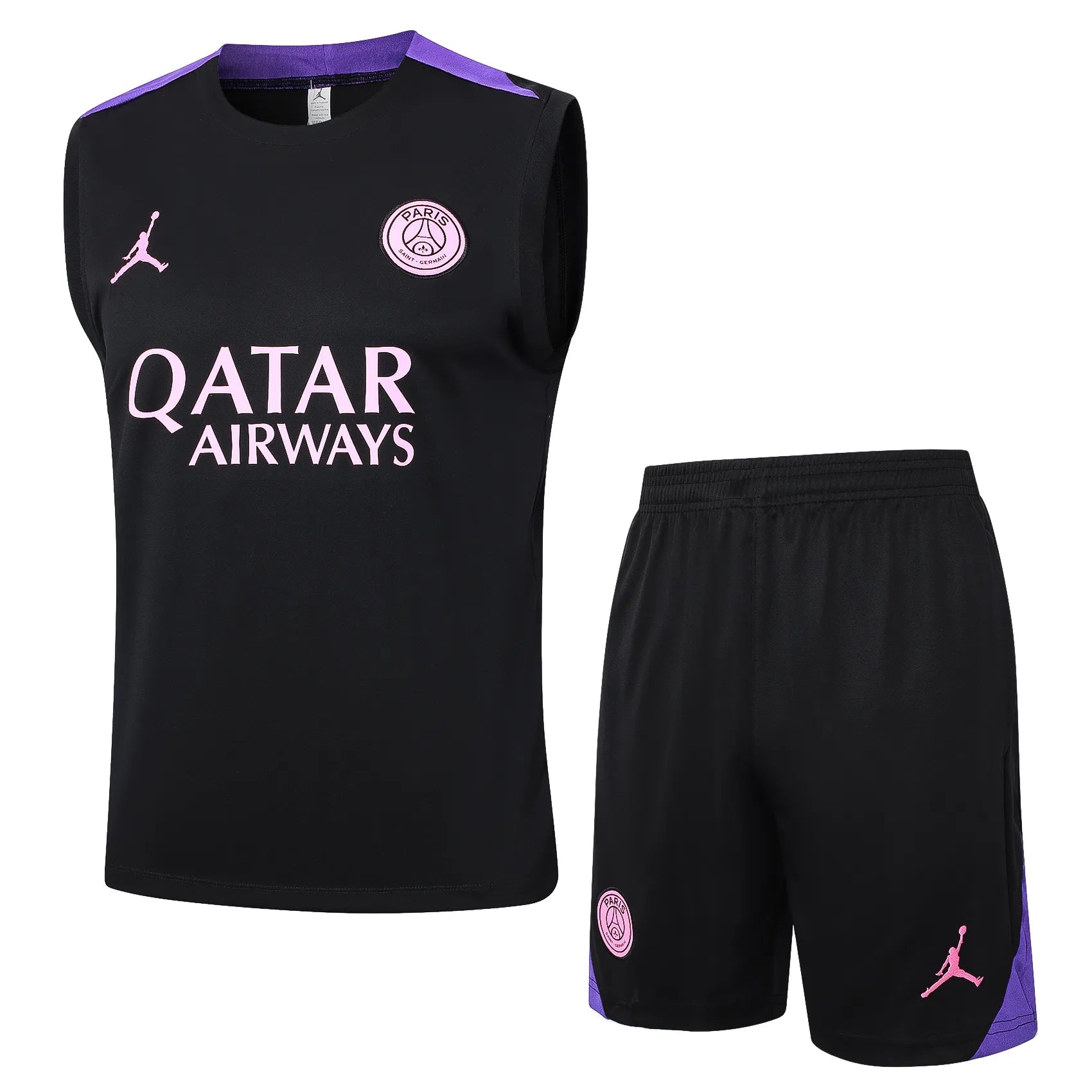 Conjunto PSG Treino Regata 24/25 - Preto