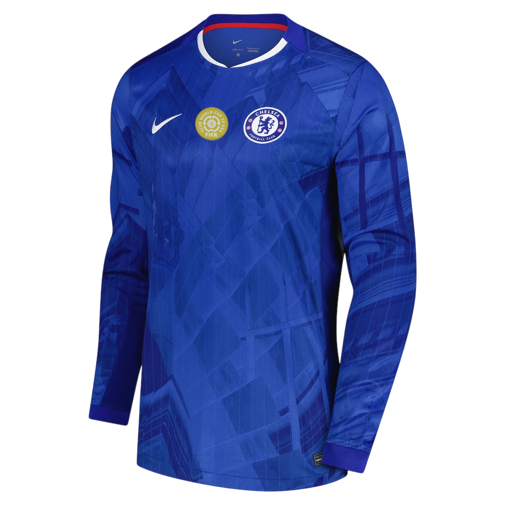 Camisa Chelsea I Manga Longa 25/26 Nike - Azul