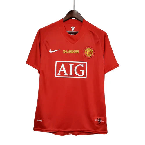 Camisa Manchester United I 2007/2008 - Vermelha