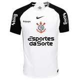 Camisa Corinthians I 25/26 - Torcedor - Branca + Patrocínios