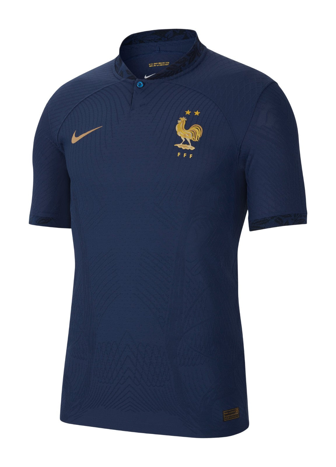 Camisa França I 2022 Torcedor Nike Masculina - Azul Marinho - Retrô