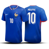 Camisa França I 24/25 - Azul - MBAPPÉ 10