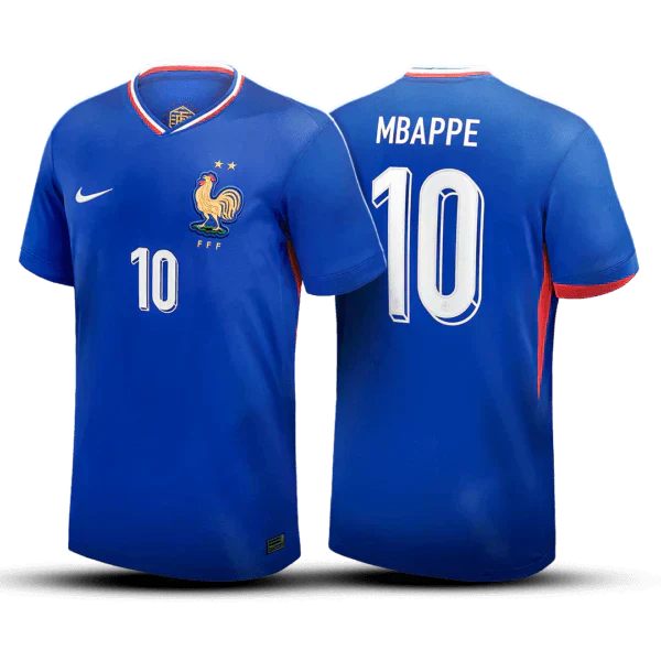 Camisa França I 24/25 - Azul - MBAPPÉ 10