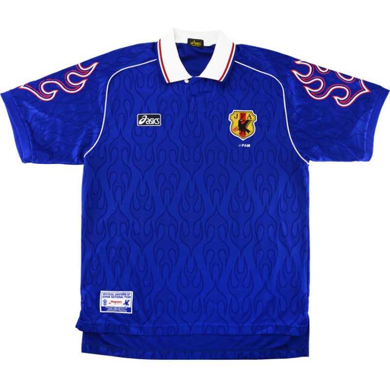 Camisa Japão I 1998 Asics - Azul - Retrô