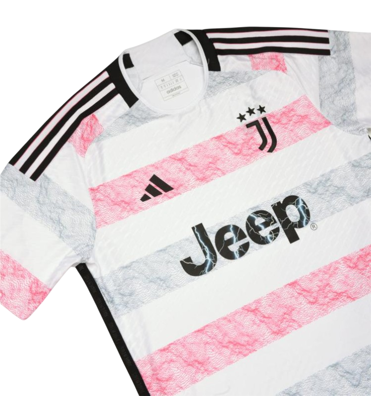 Camisa Juventus II 2023/2024 Adidas - Branca e Rosa