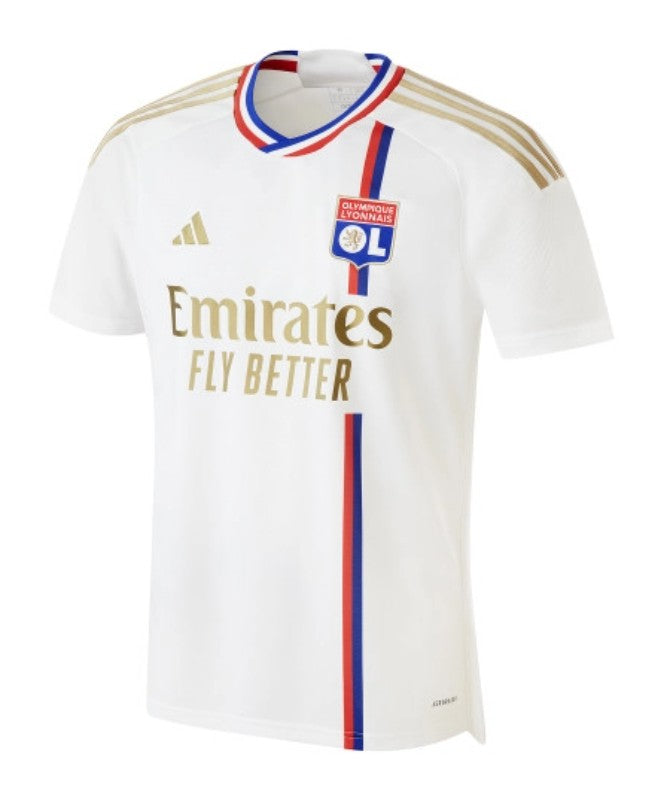 Camisa Lyon I 23/24 - Adidas - Branca
