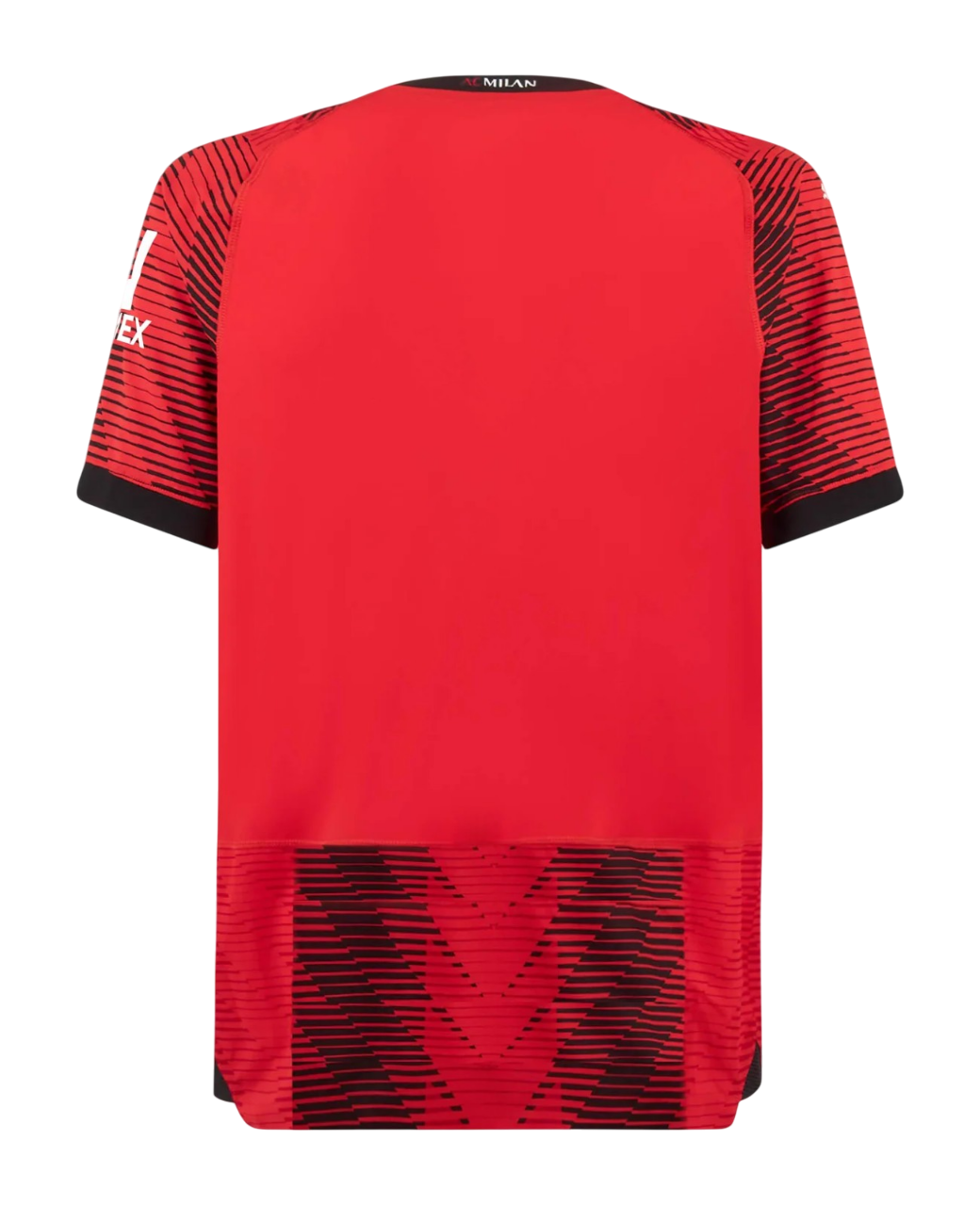 Camisa AC Milan I 23/24 - Torcedor Puma Masculina - Vermelho e Preto