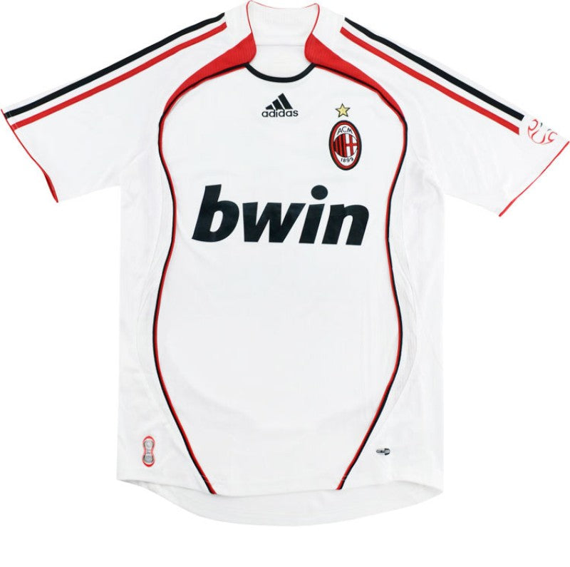 Camisa Milan II 2006/2007 Adidas Torcedor - Branco - Retrô