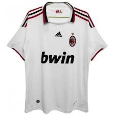 Camisa Milan II 2009/2010 Adidas Torcedor - Branca - Retrô